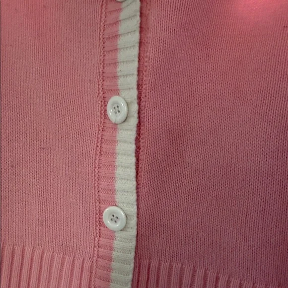 ROMWE Pink Cardigan with Bunny Detail - Picture 5 of 8